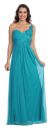 Main image of One Shoulder Ruched Bust Long Formal Bridesmaid Dress